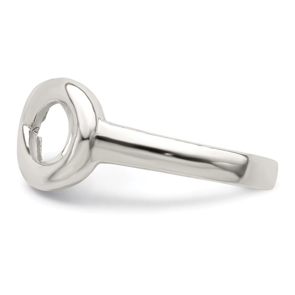 Kazi Luxury Sterling Silver Polished Infinity Ring - image 3